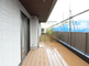 介護施設の屋外テラス風景