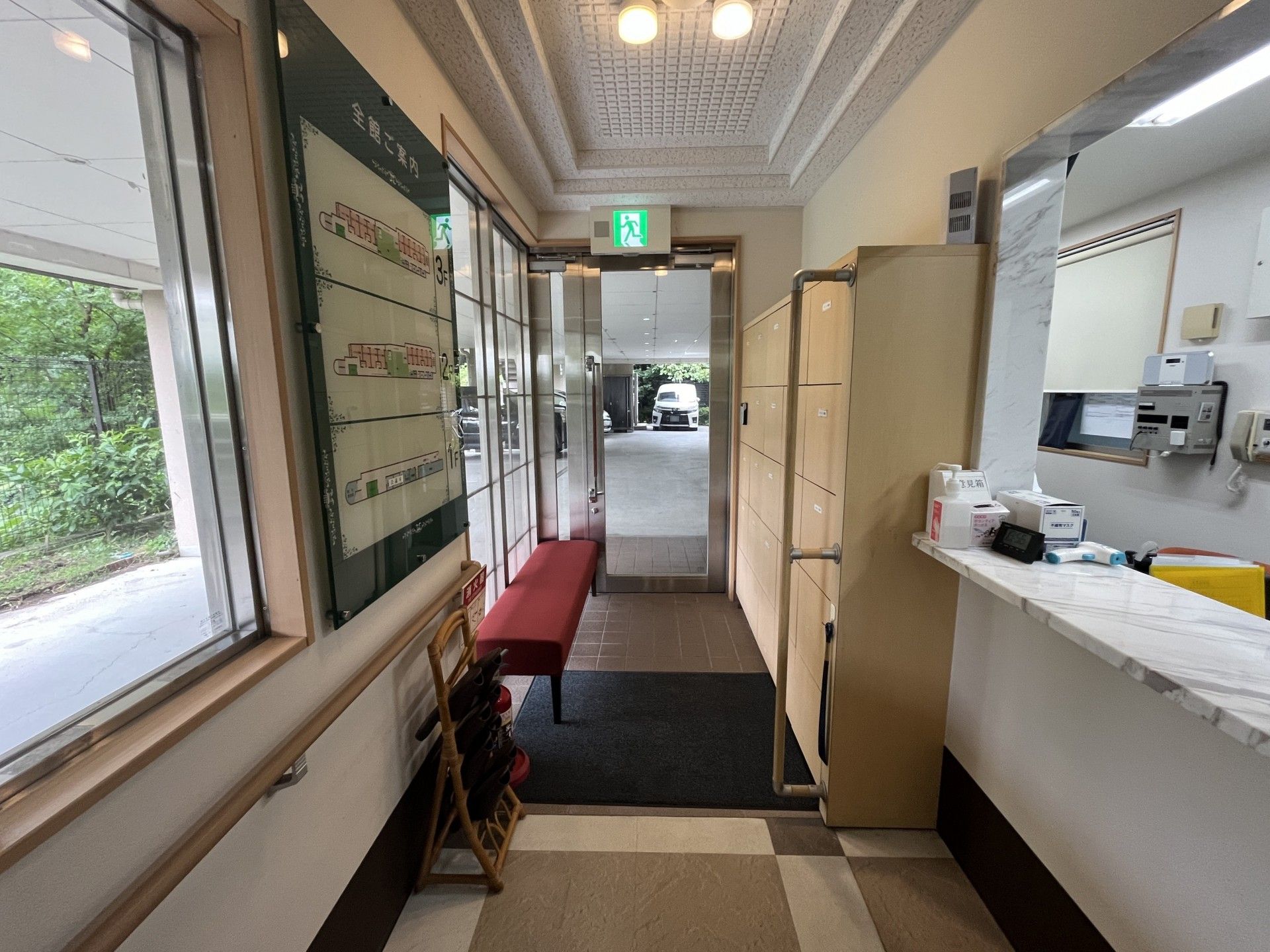 快適な通路の様子