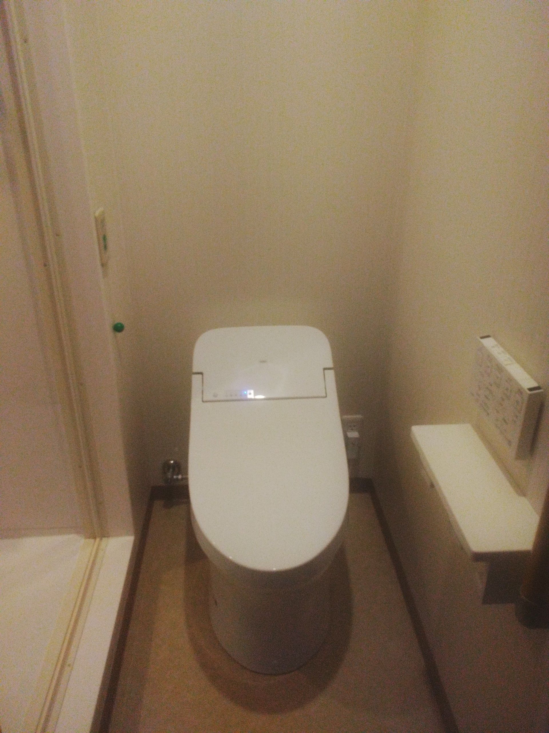 清潔なトイレ設備