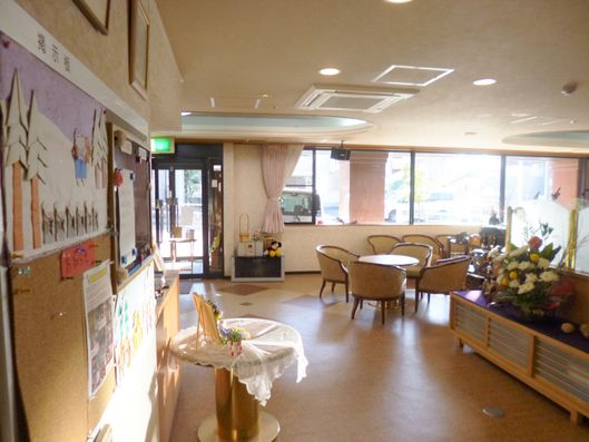 1Fロビー兼食堂