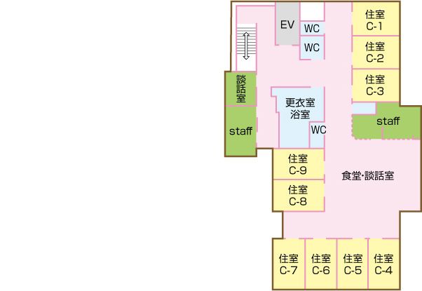 れもんの樹のフロアマップ2のフロアマップ