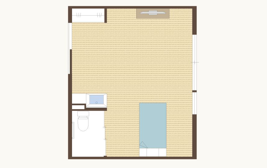 エイジフリーハウス南烏山プレミアのC Typeの間取り図