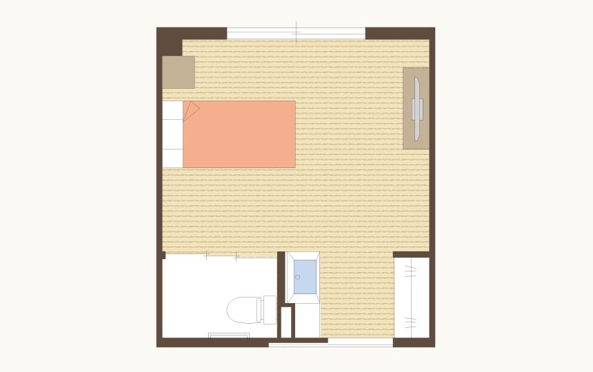 エイジフリーハウス南烏山プレミアのA・B Typeの間取り図