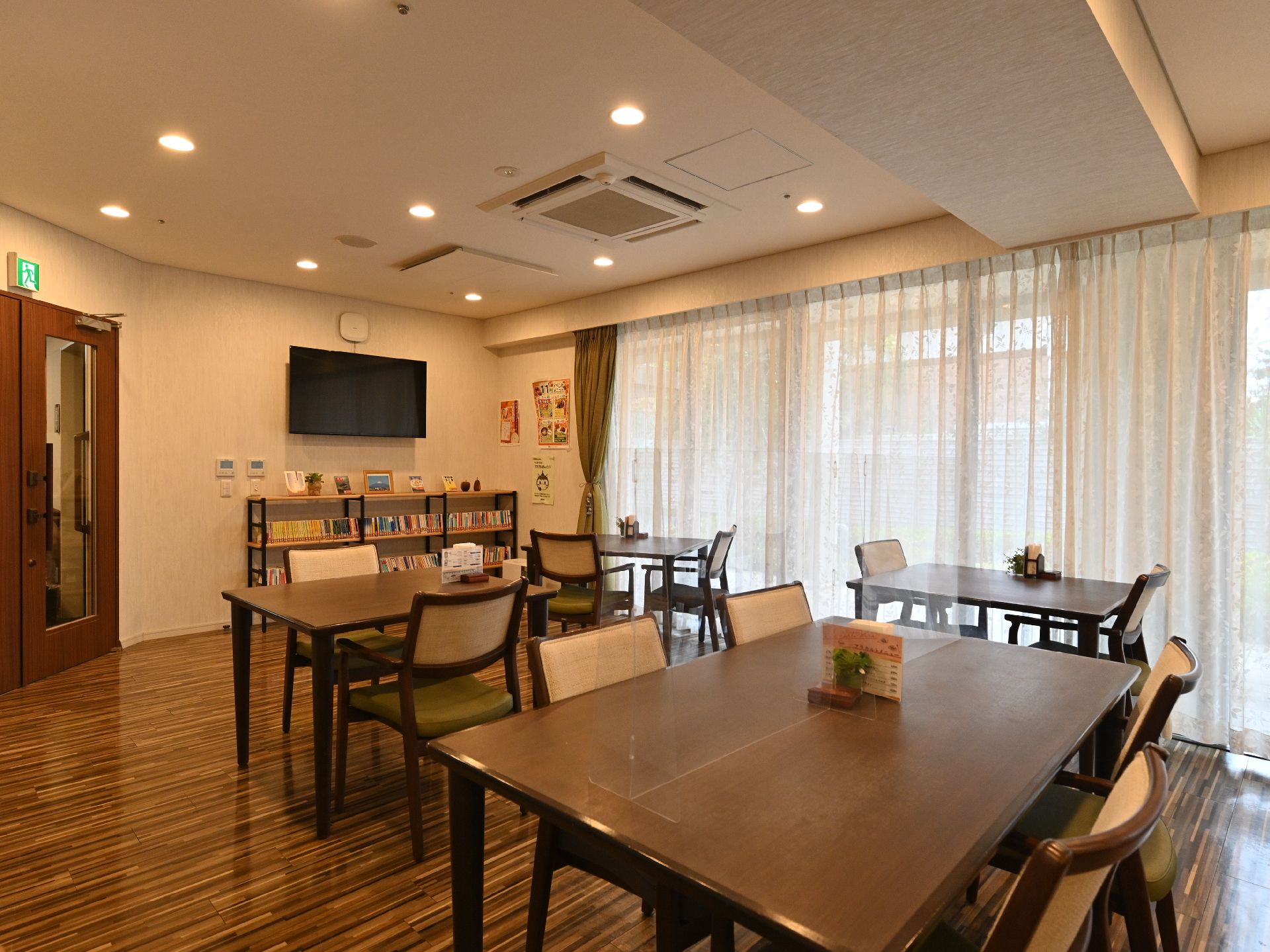 入居者同士でコミュニケーションを取ることが可能な共有スペース
