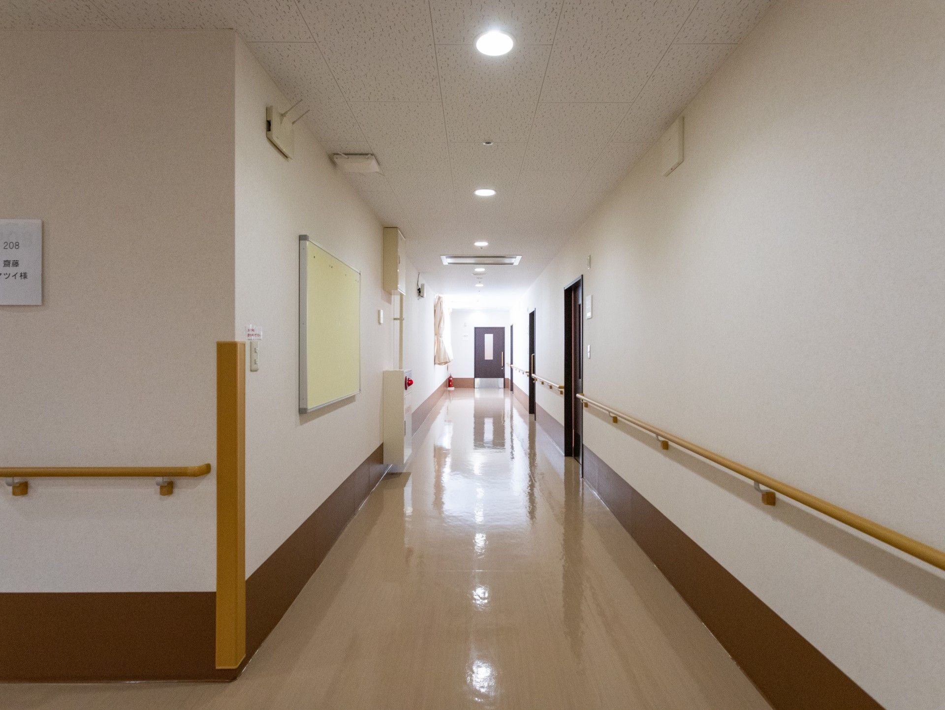 清潔な廊下の様子