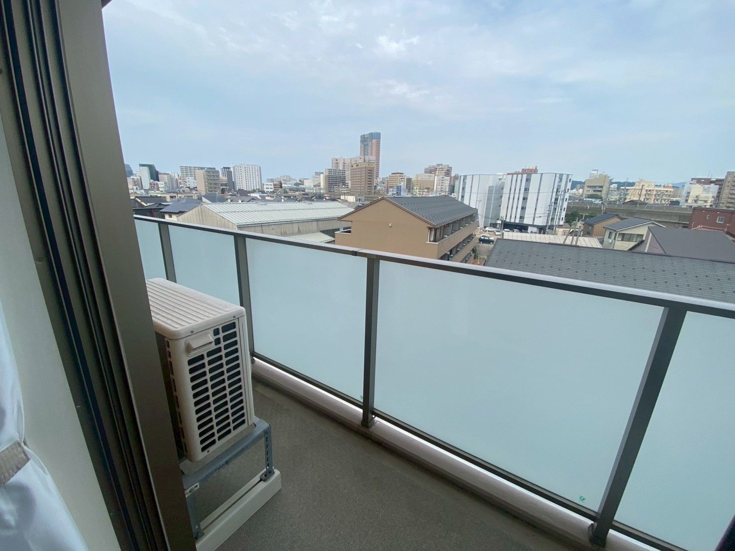 眺望の良いバルコニー