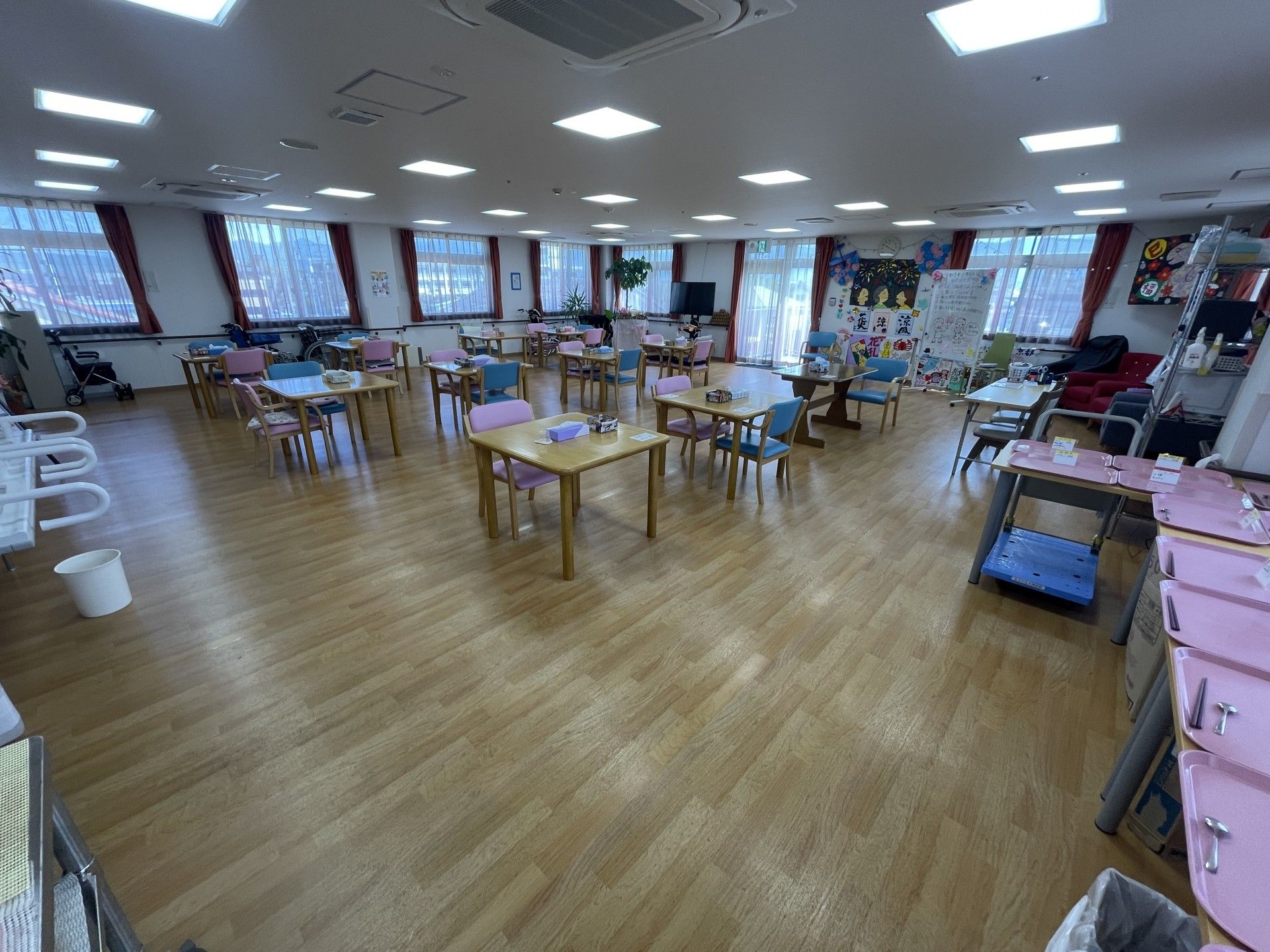 広々とした共有スペース