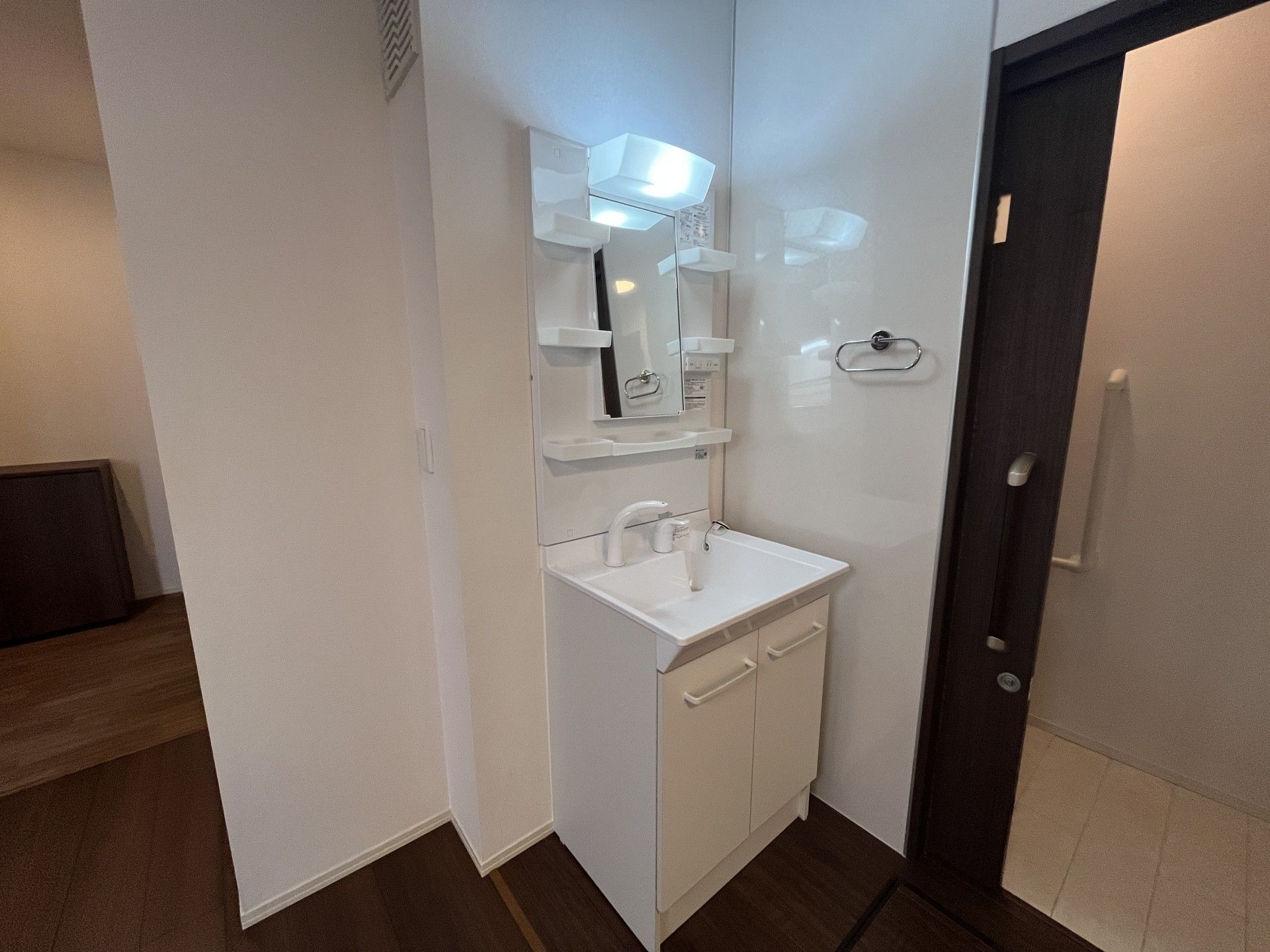 洗面台のある一角