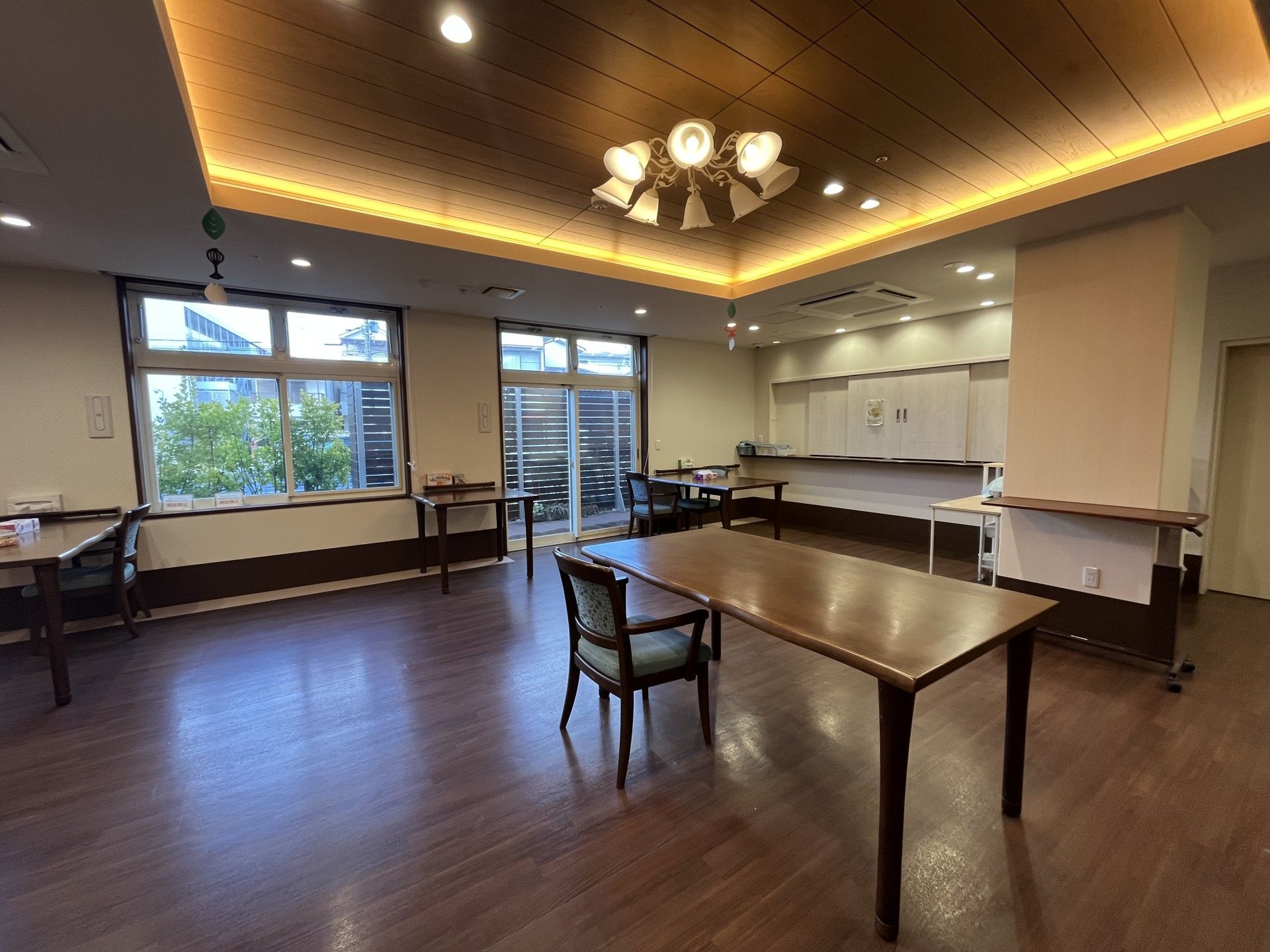 広々とした共有スペース