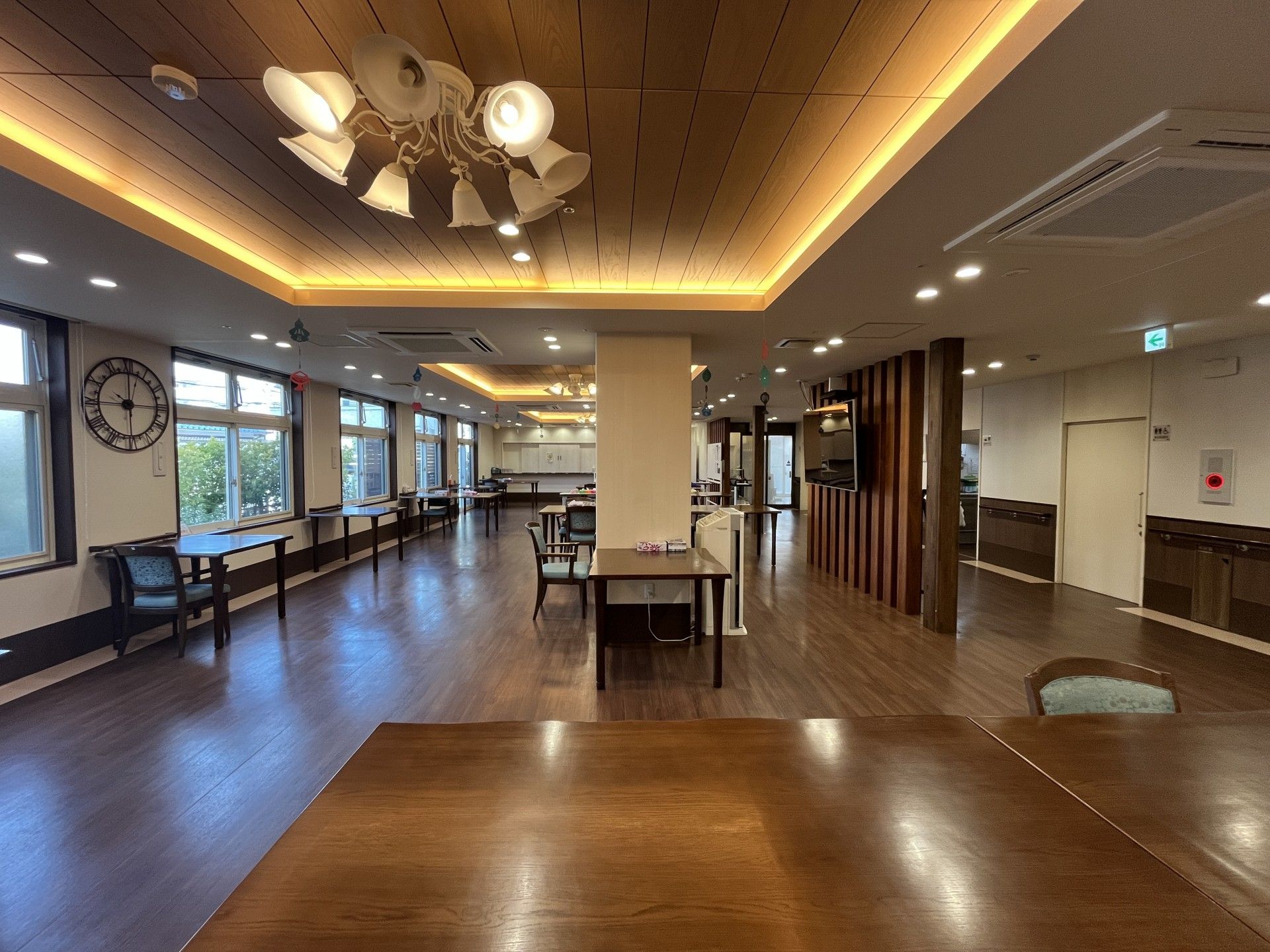 広々とした共用スペース