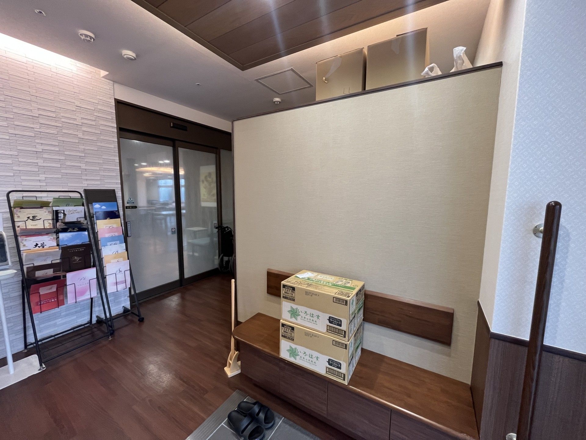 エントランスの一角