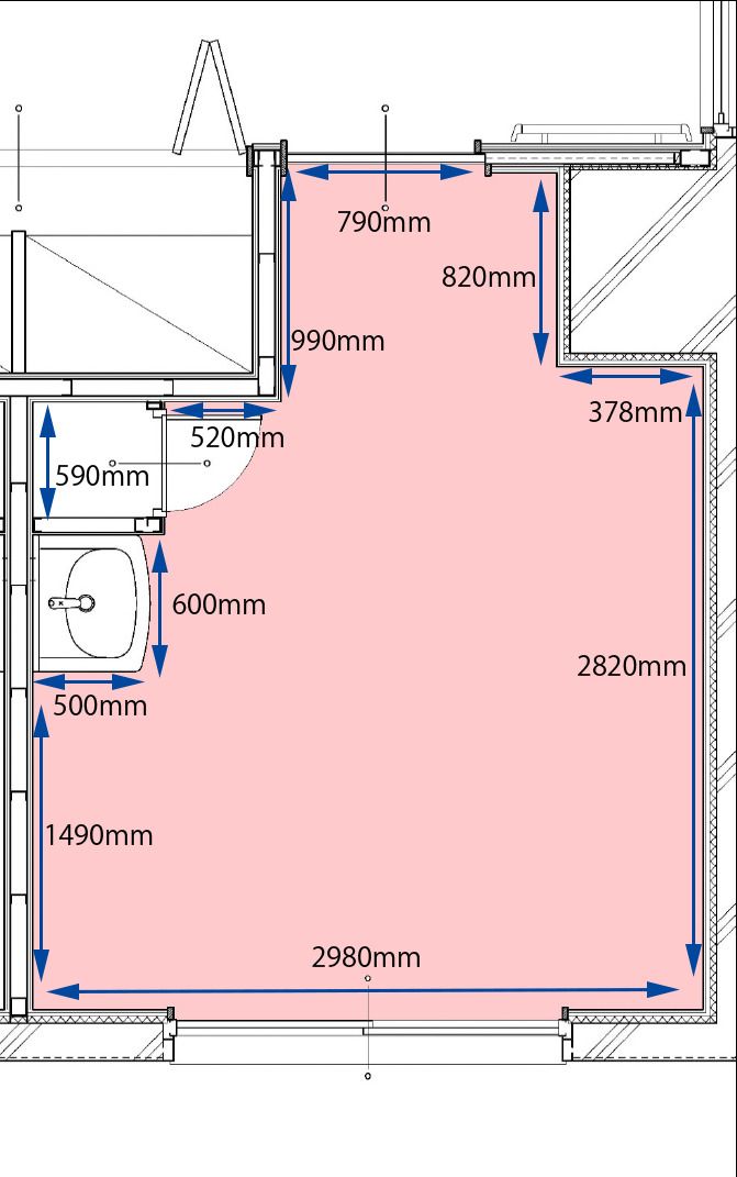 スマイルぜんかい サービス付き高齢者向け住宅の間取り1の間取り図