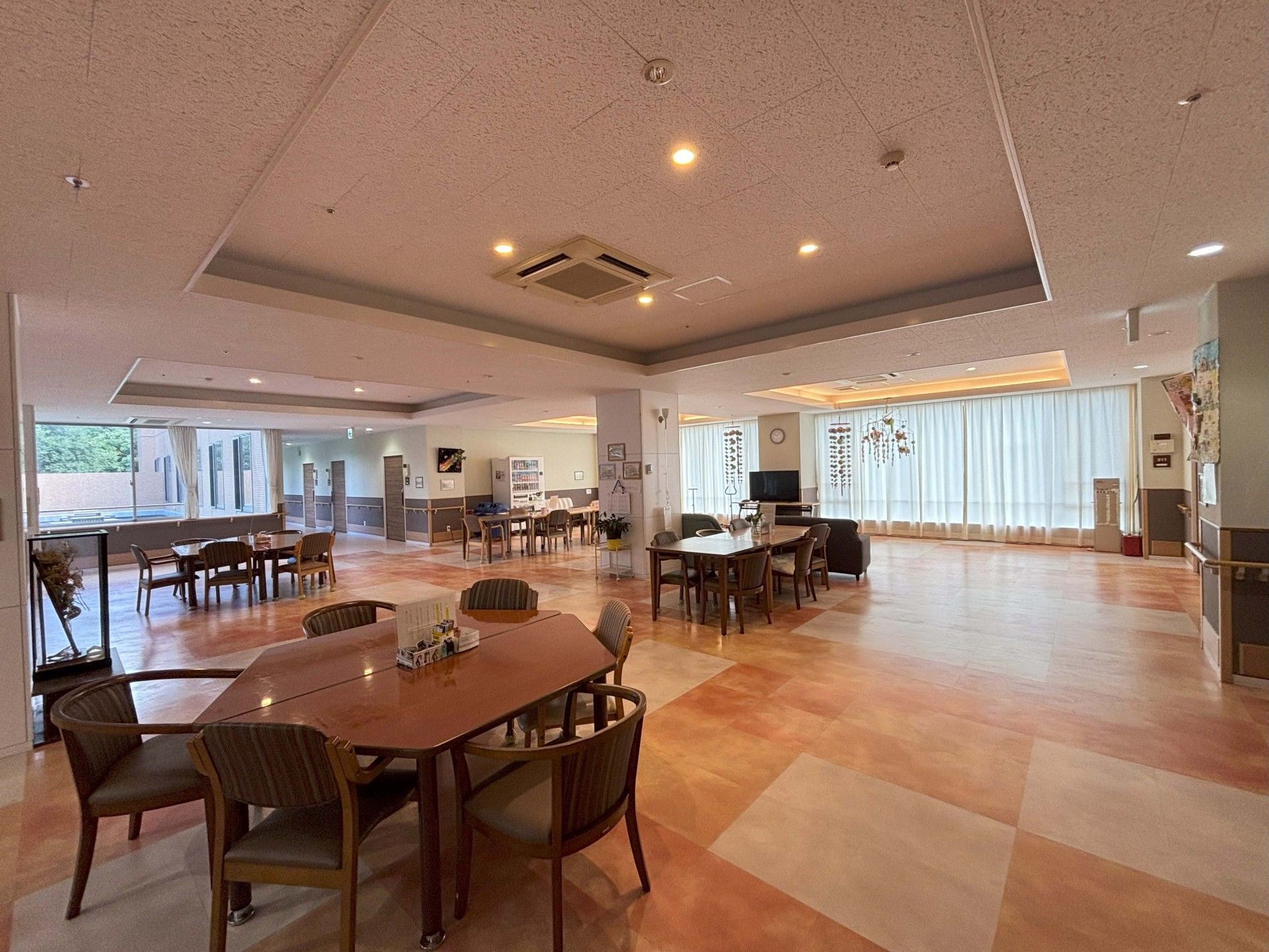 広々とした共有スペース