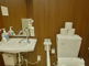 バリアフリー設計のトイレスペース