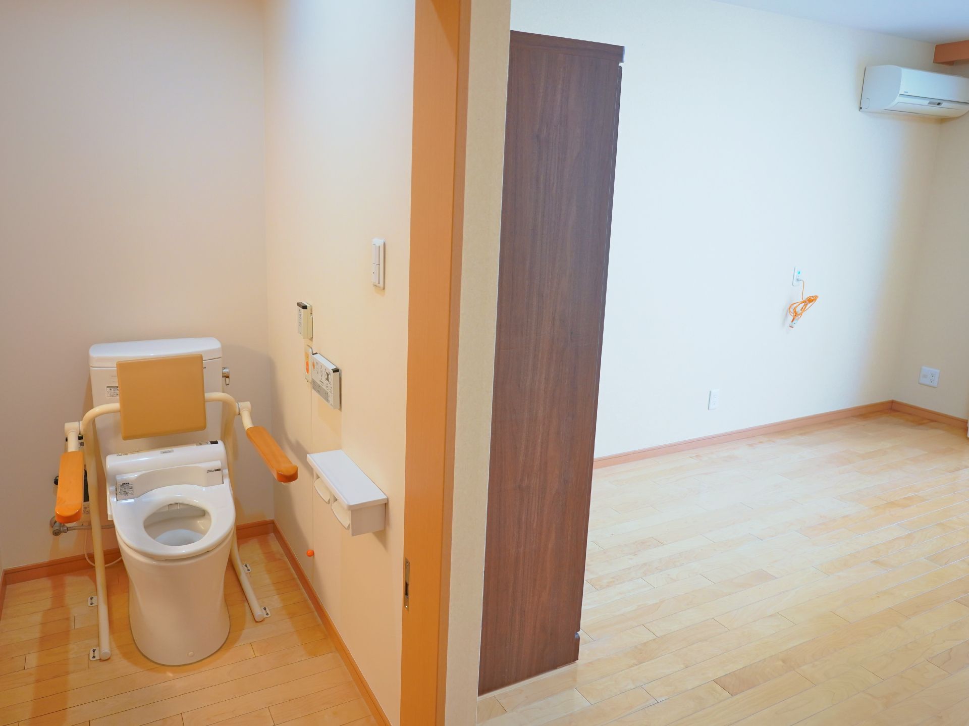 段差をなくしている居室