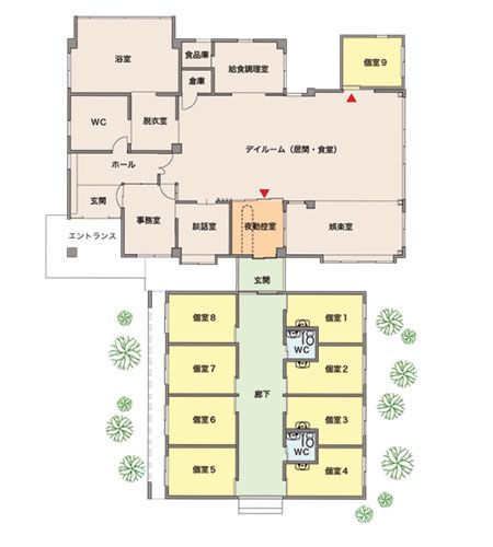 快適な生活空間の間取り図