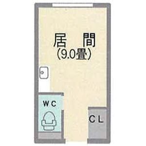 居間の間取り図