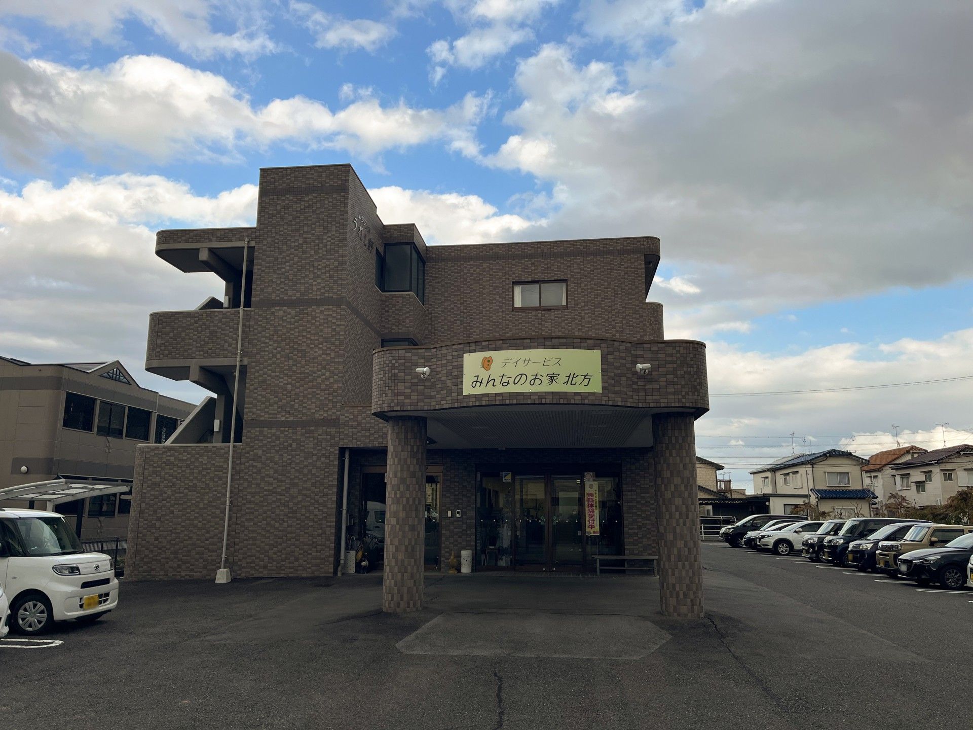 ゆったりとしたエントランス