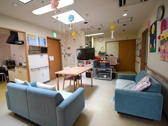 みんなで一緒に過ごす共用スペース