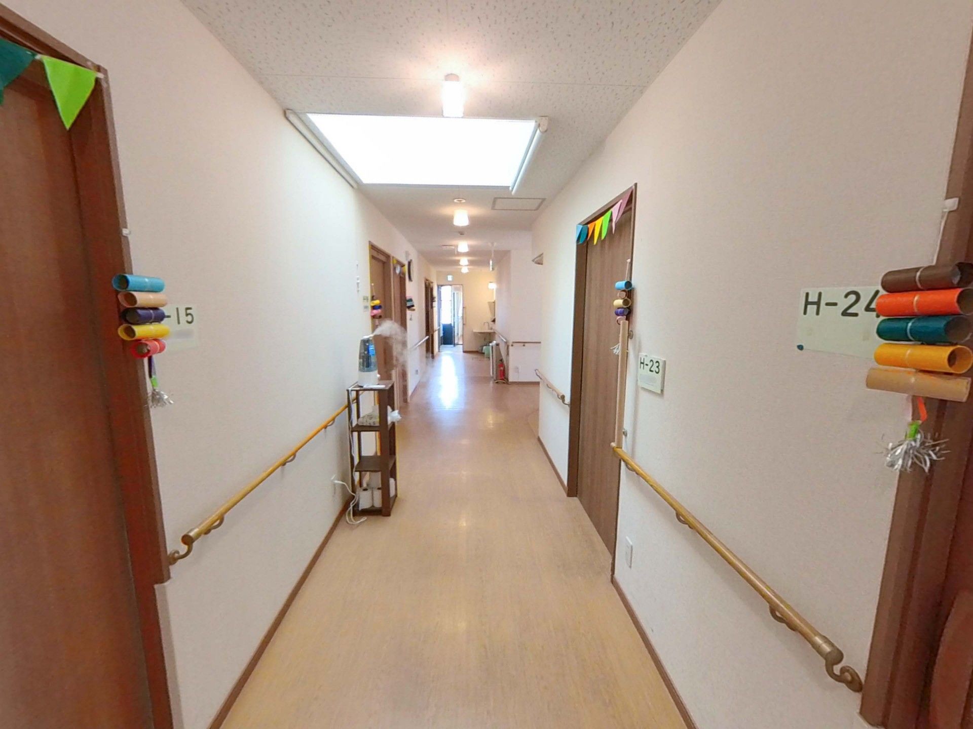 明るい廊下