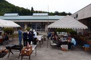 屋外での憩いの場