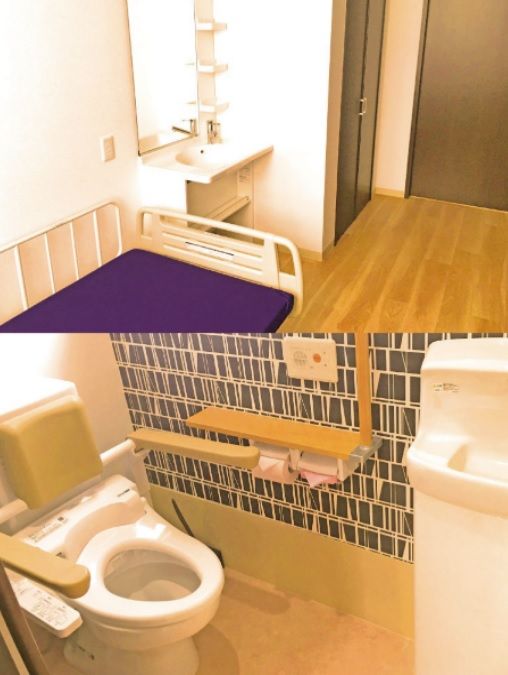 お部屋でくつろぐご入居者様