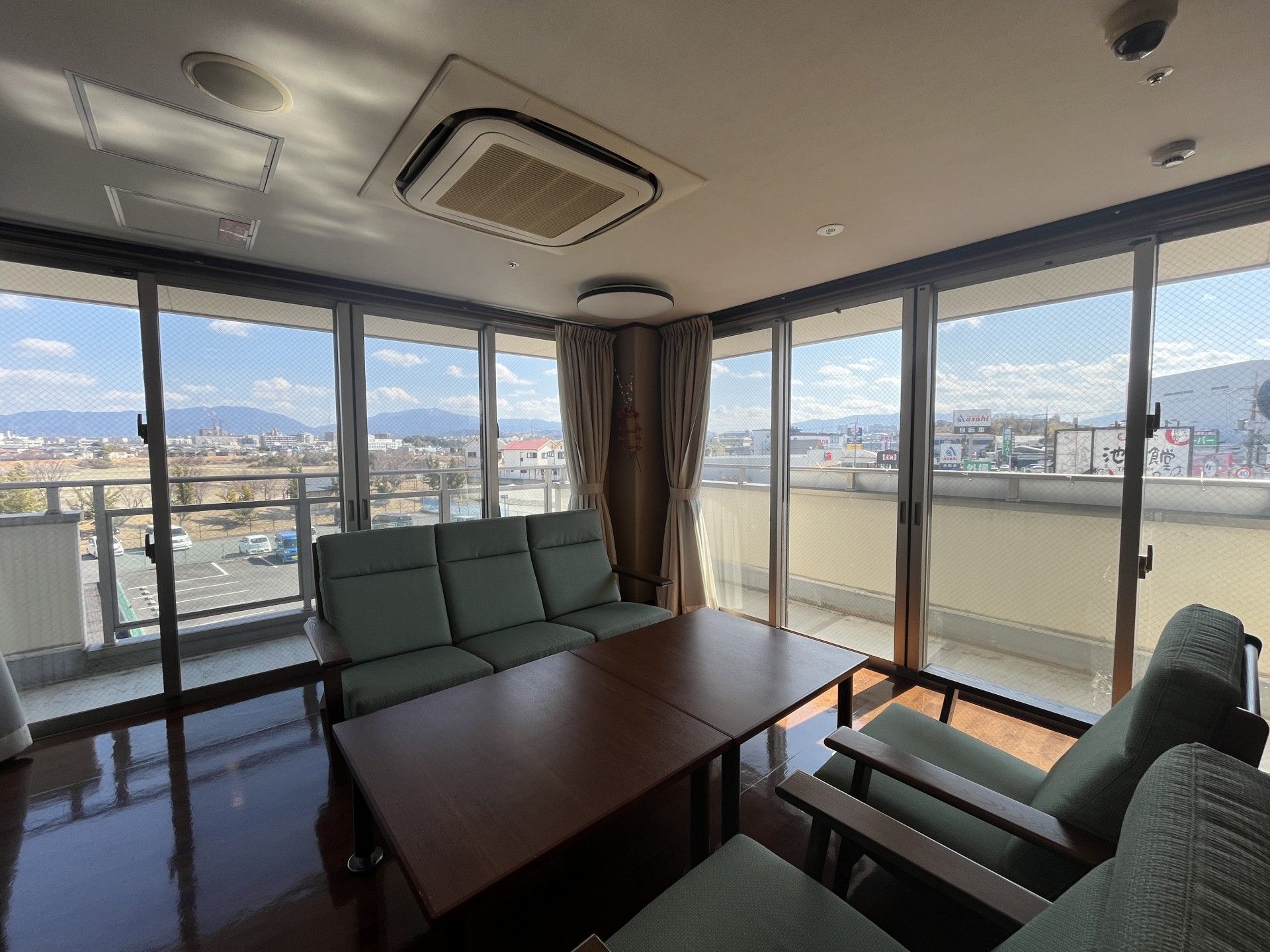 景色を楽しめる部屋
