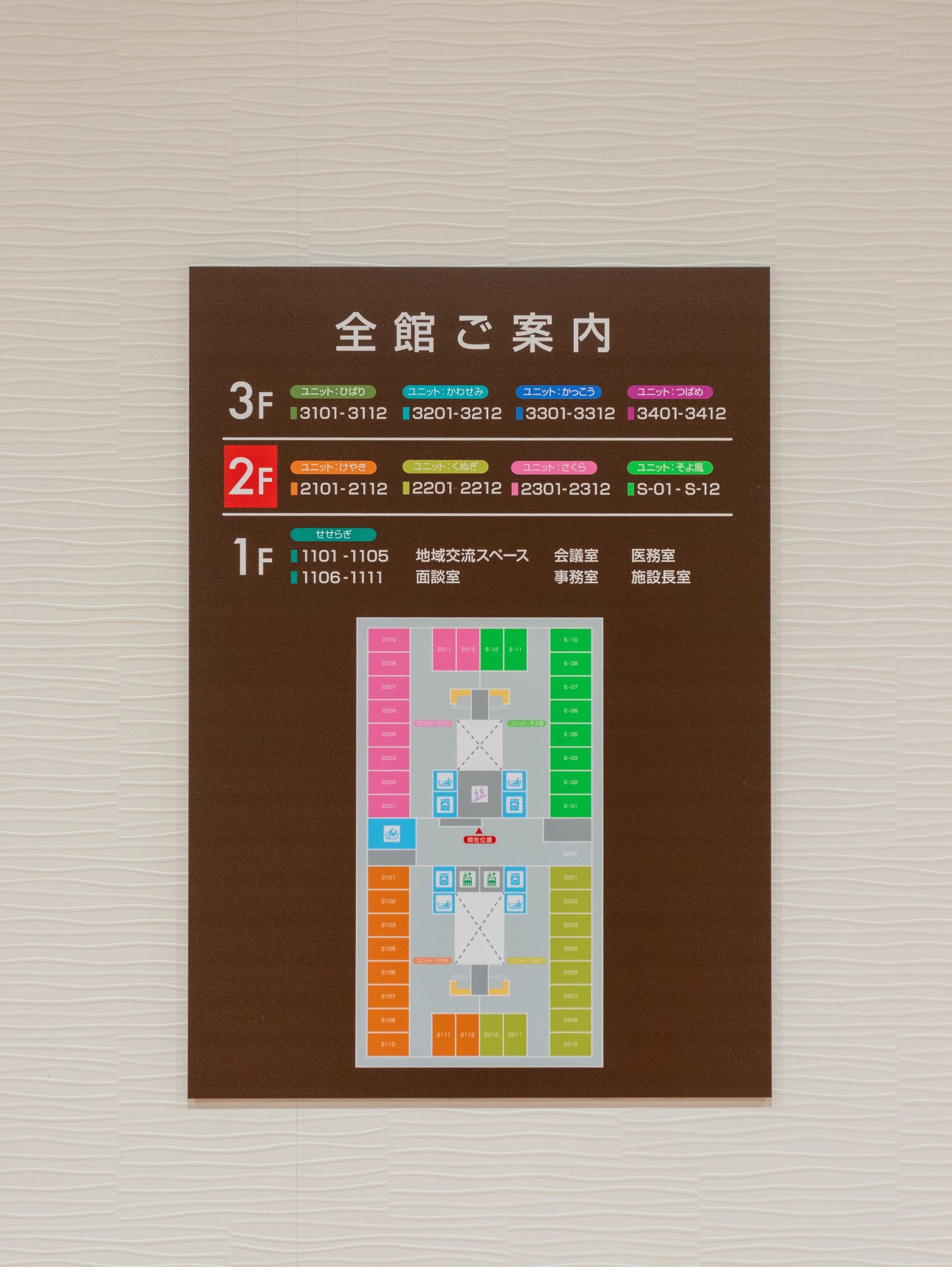 館内案内板