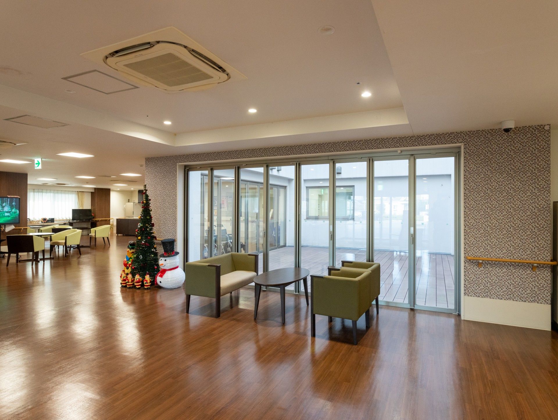 広い共有スペース