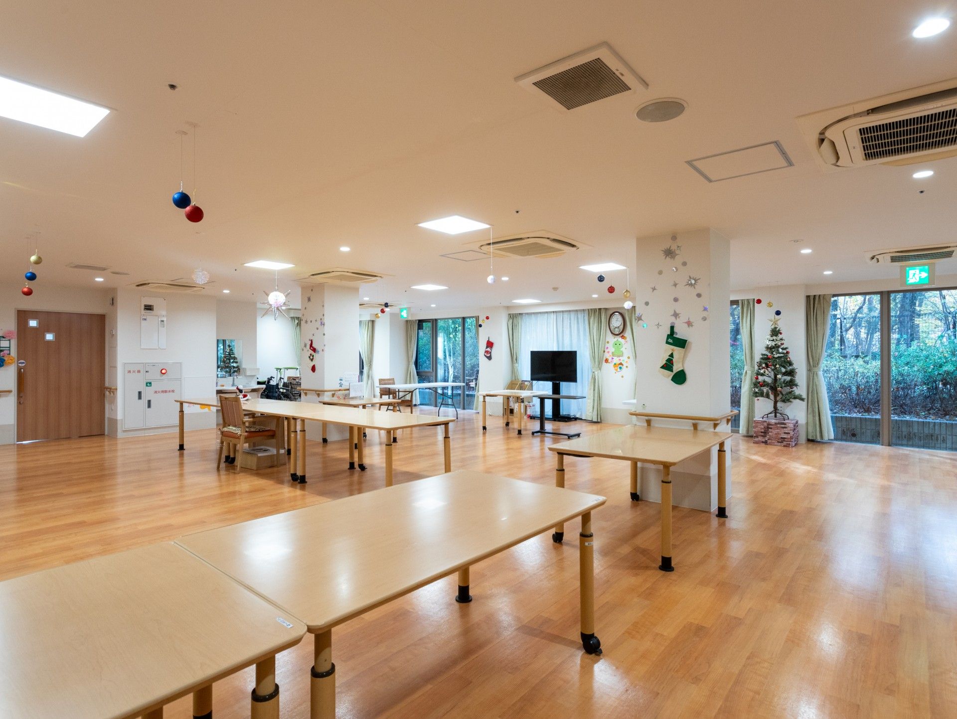 広々とした共有スペース