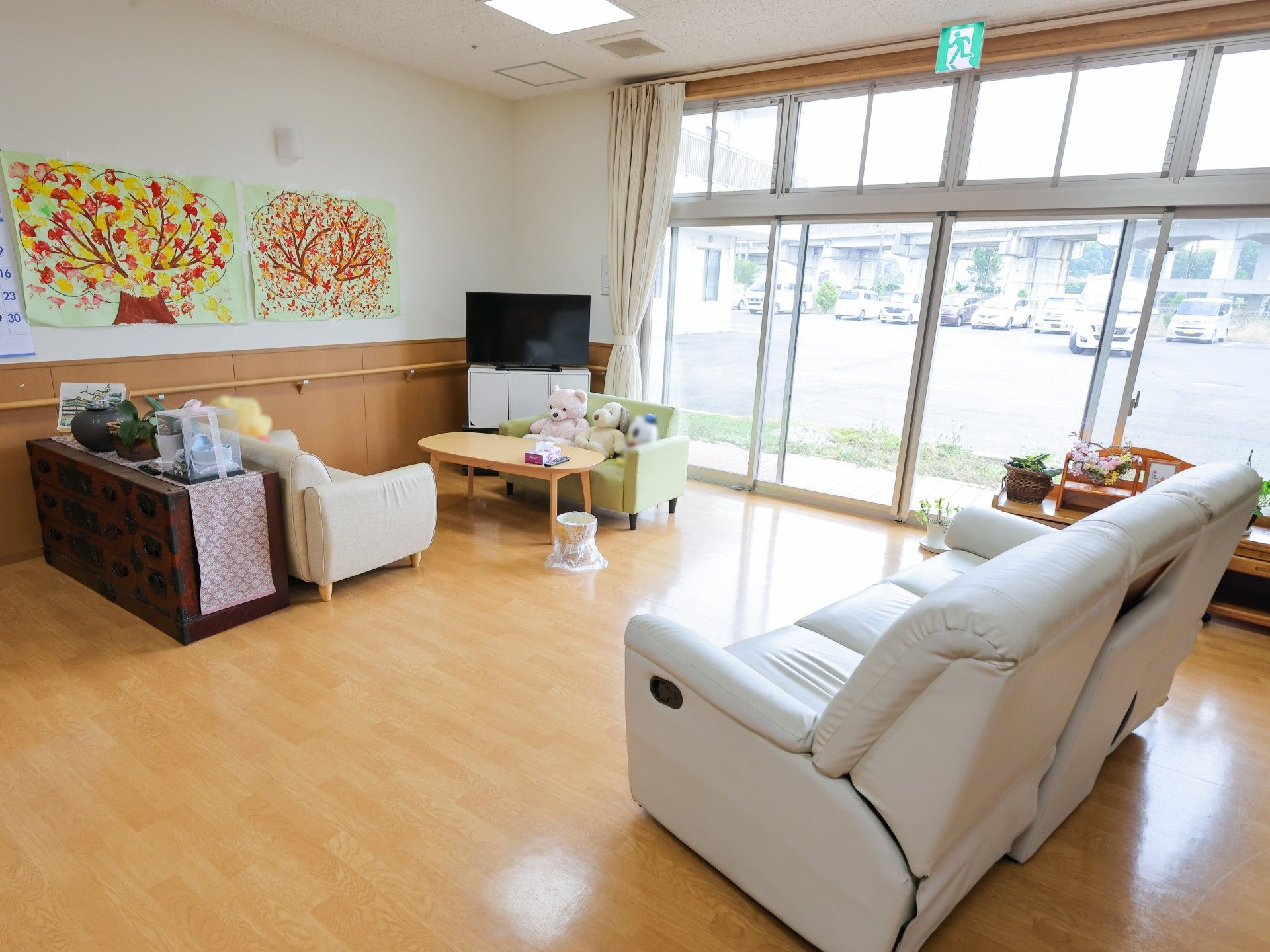 くつろぎのリビングスペース