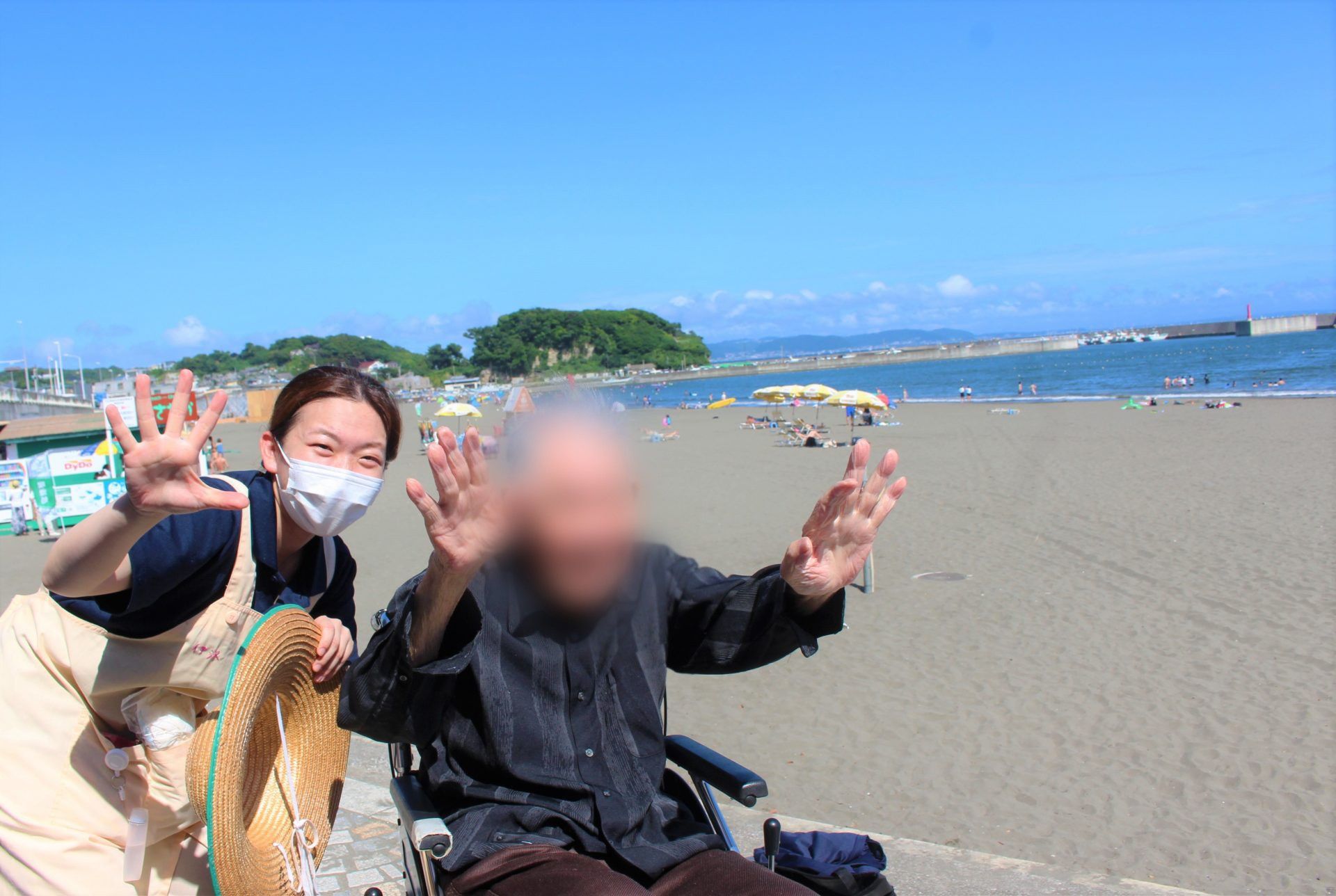 海辺での楽しいひととき