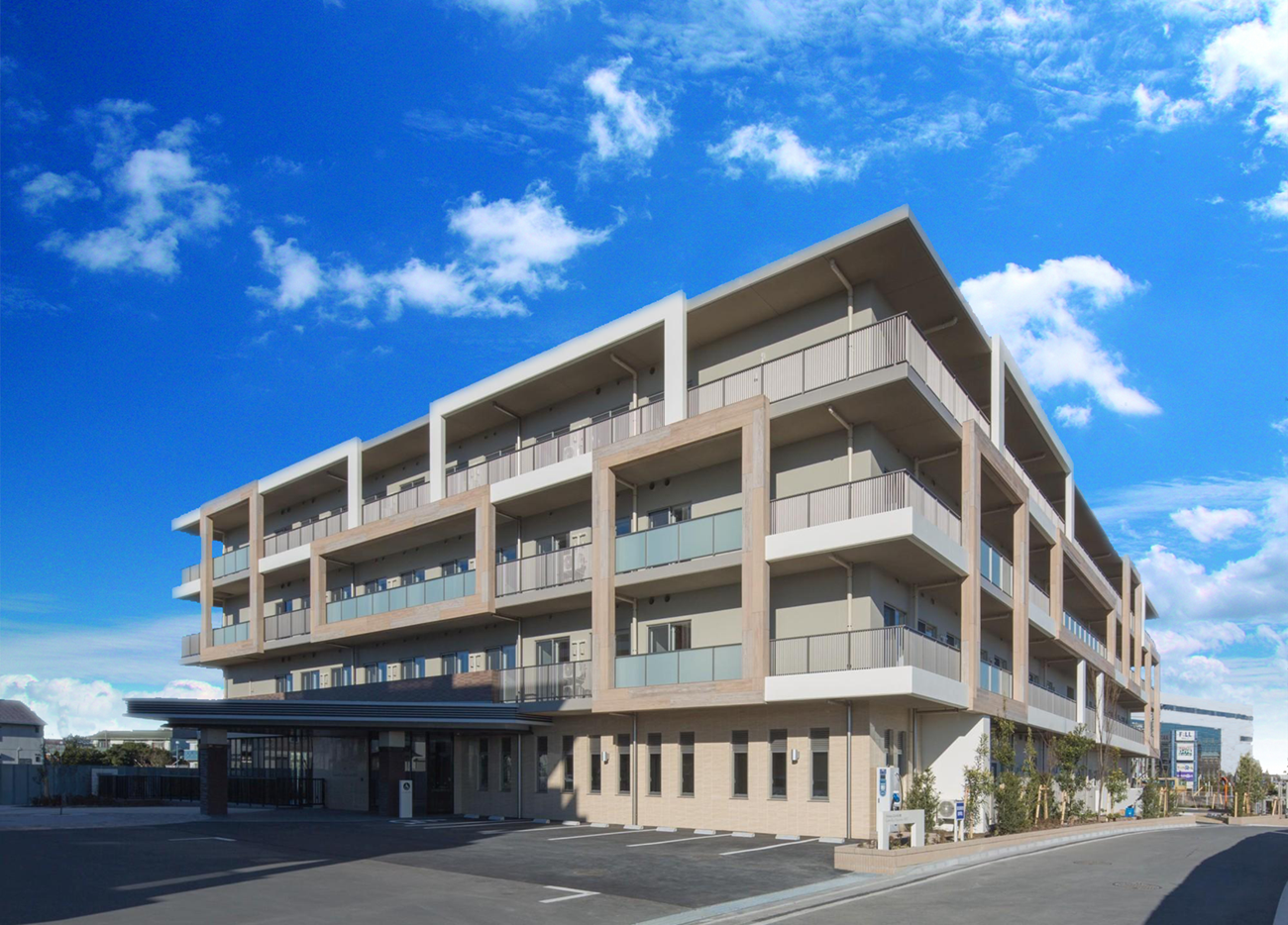 快適な居住空間の建物
