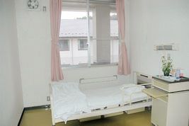 清潔な個室の一角