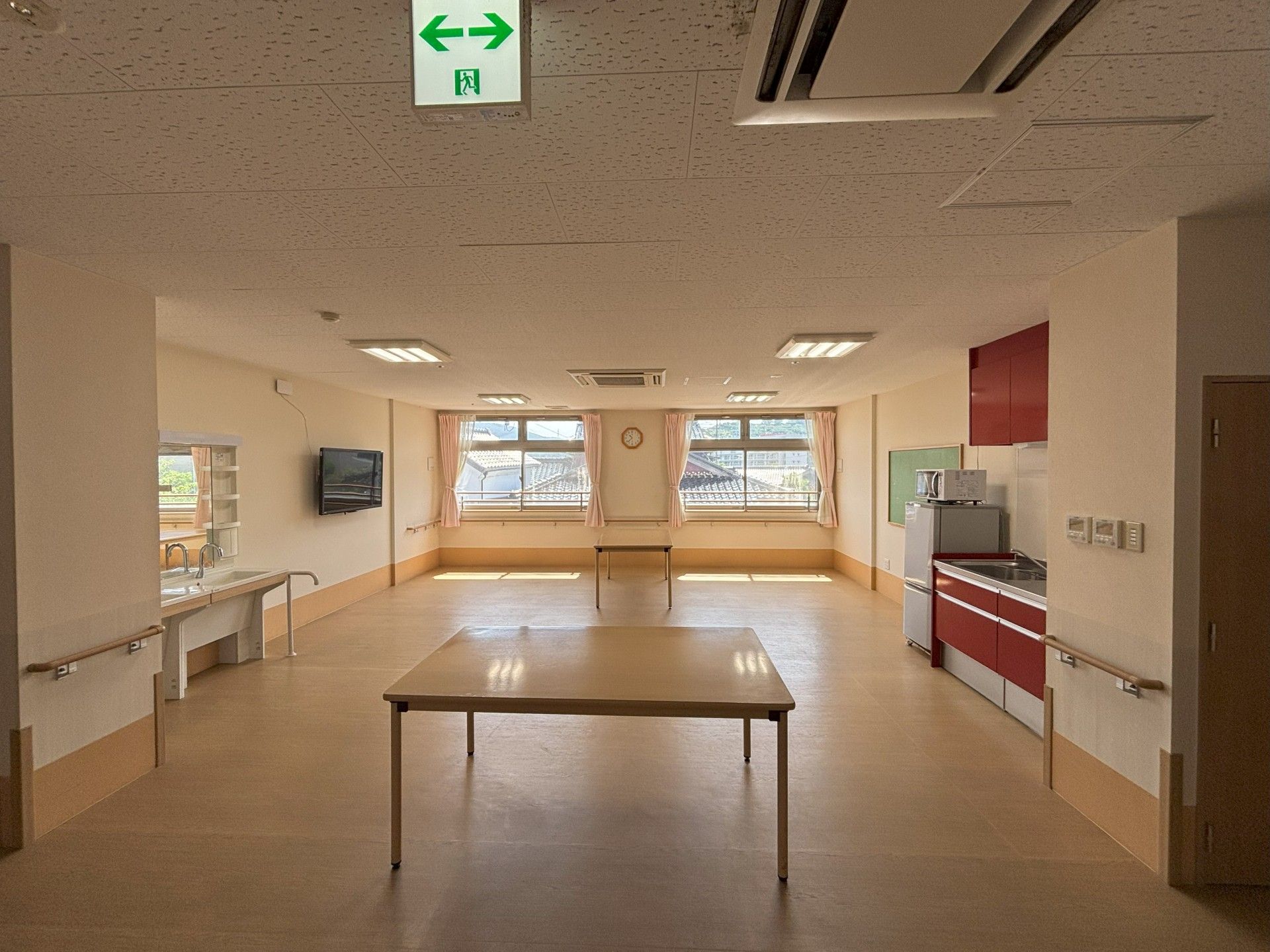 広々とした共用スペース