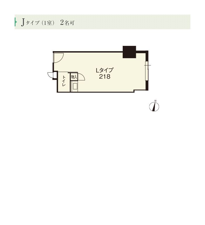アルファケア創成川公園のＪタイプの間取り図