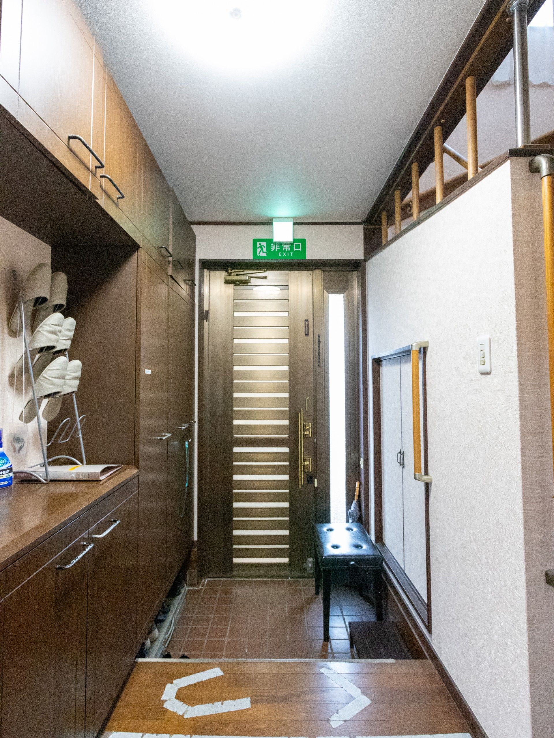 安全な通路の出口