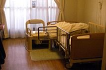 日差しの入る居室