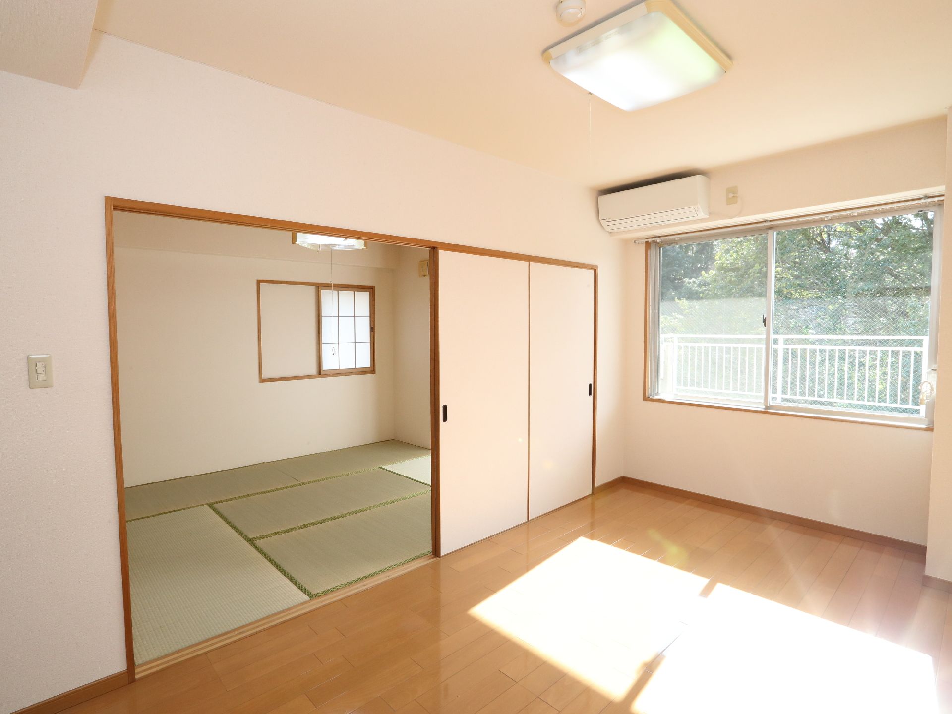 エアコンが設置されている居室
