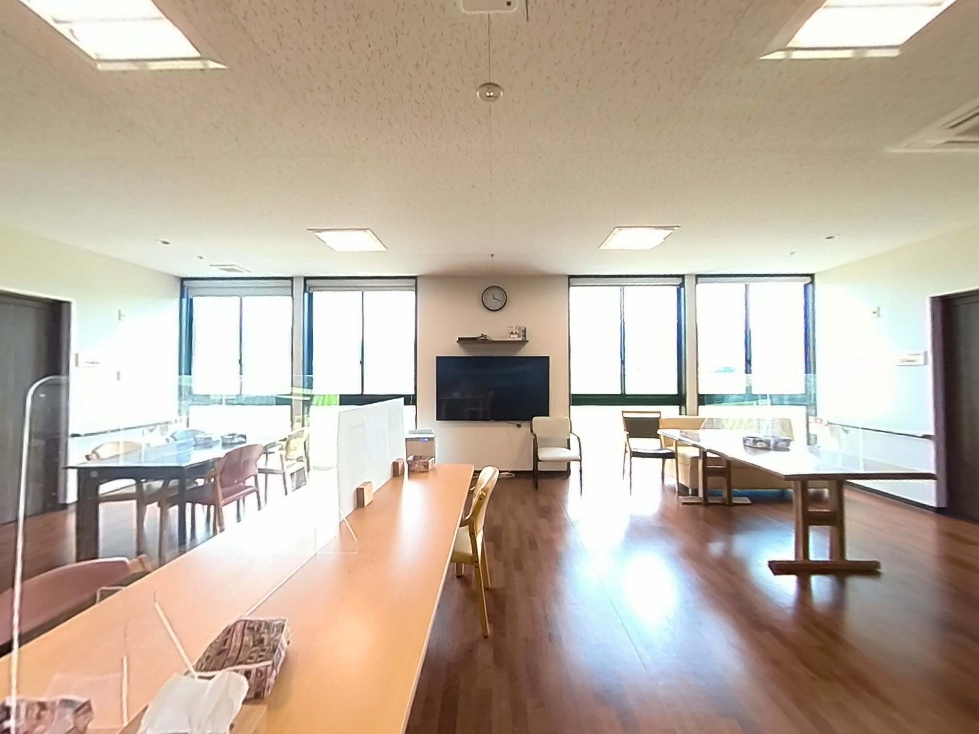 ゆったりとした共有スペース