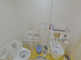 清潔なトイレスペース