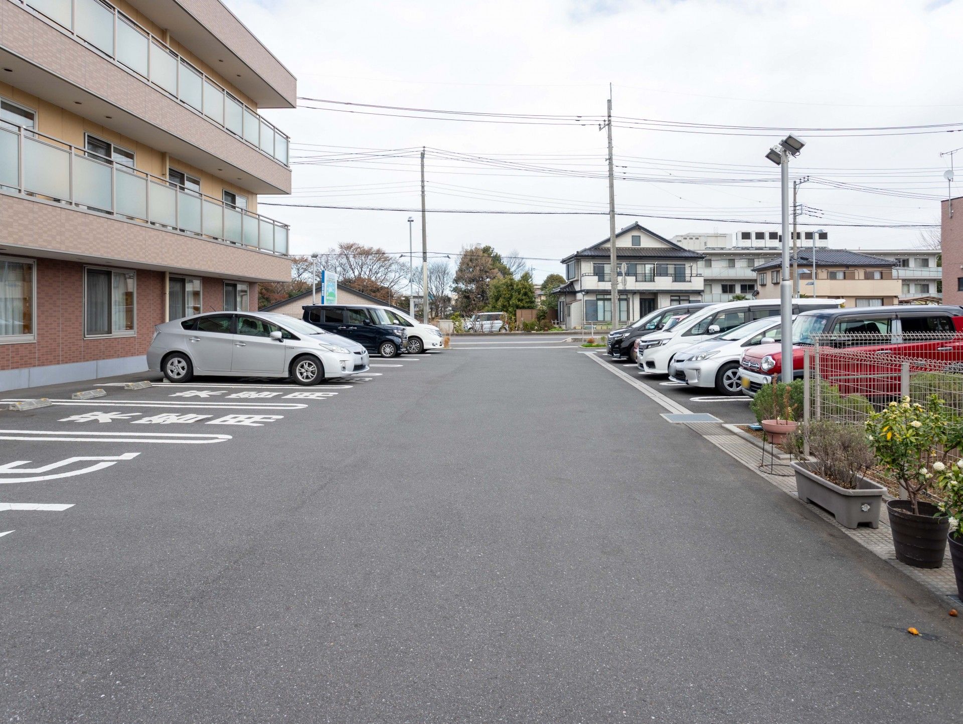 駐車場の様子