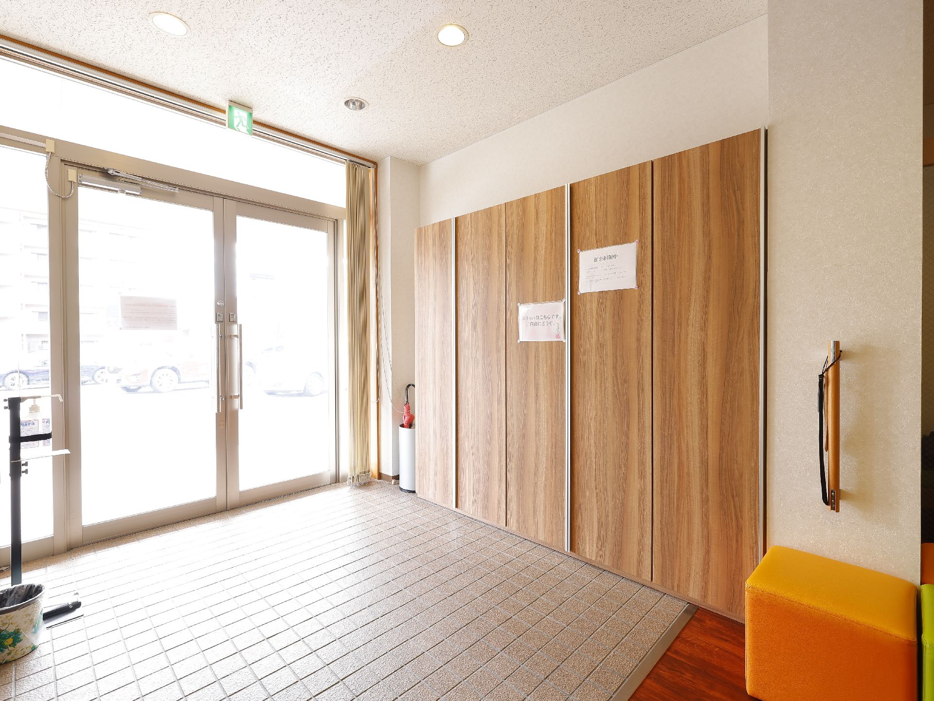 段差がなく、移動にストレスのかからない玄関