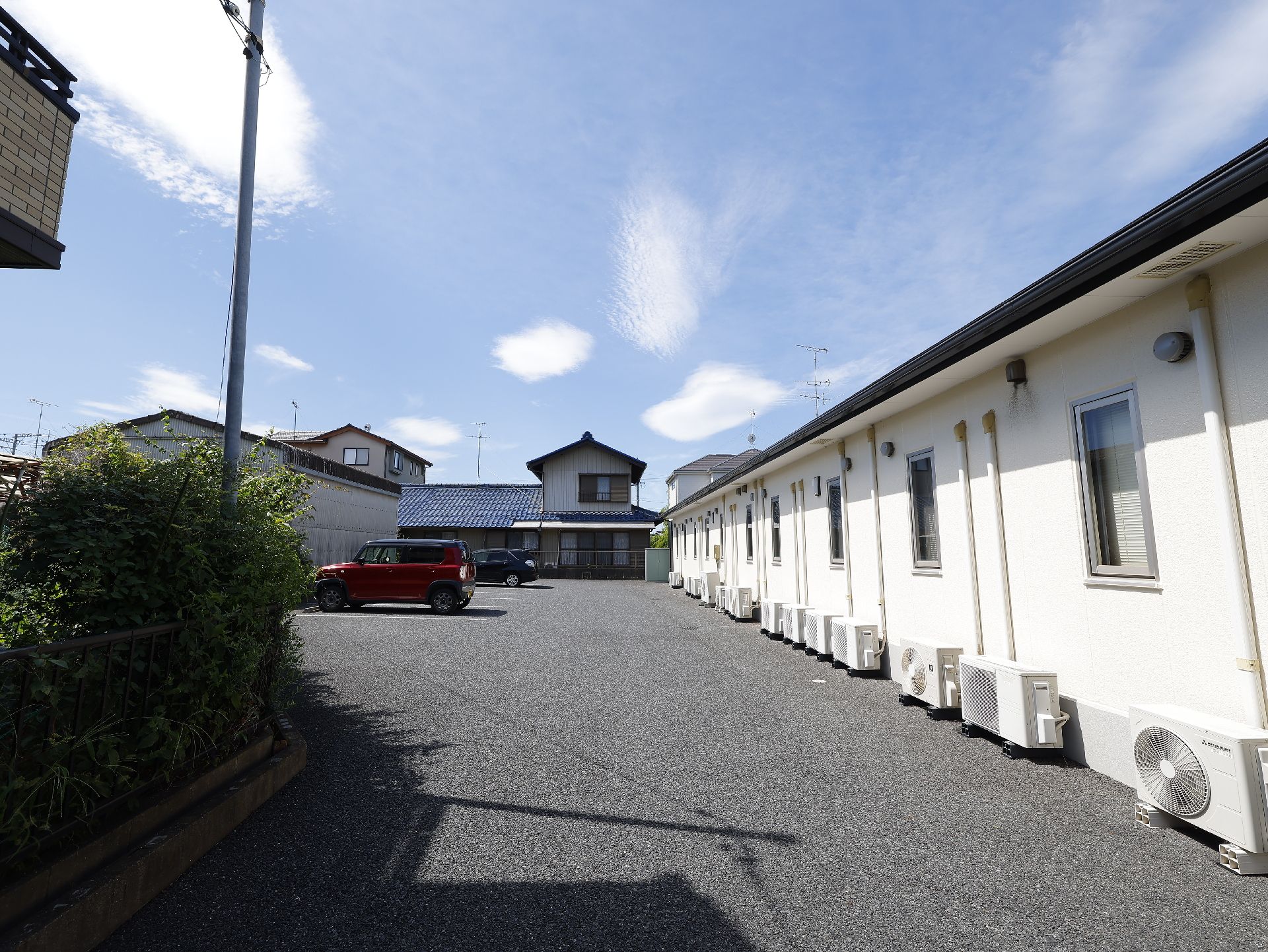 遠方からでも簡単にアクセスすることができる駐車場