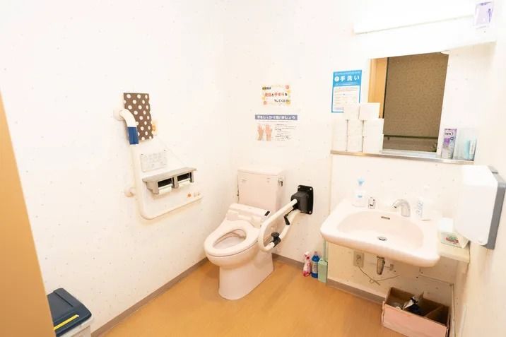 使いやすい設備のトイレ