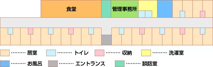 ベタニヤシニアホームのフロアマップ