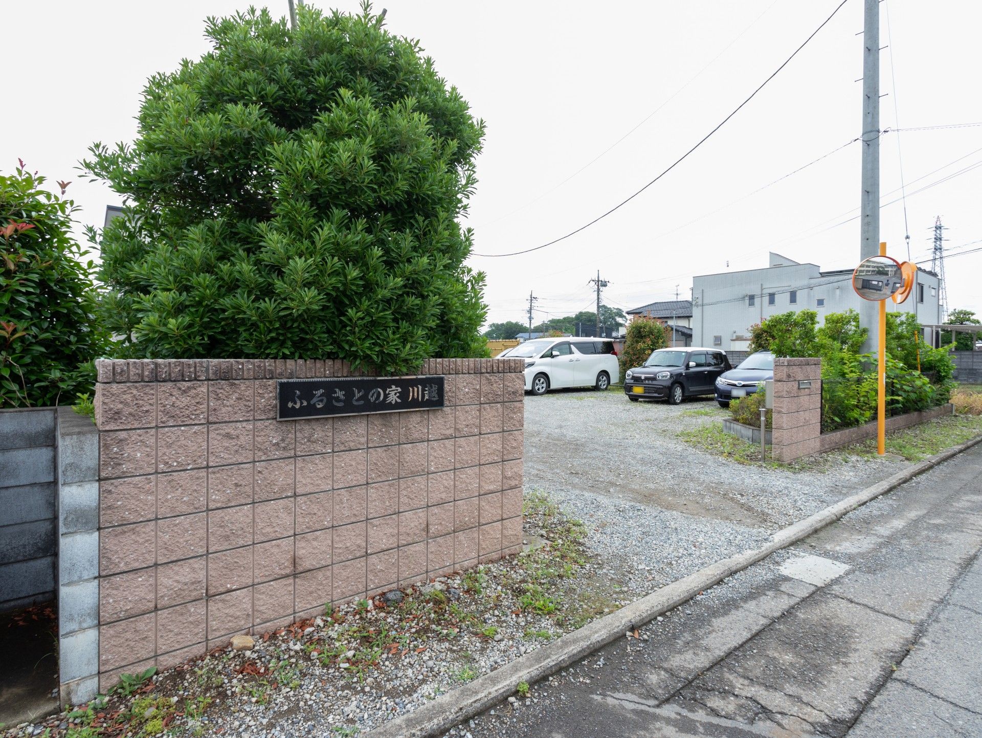 緑豊かな入口周辺