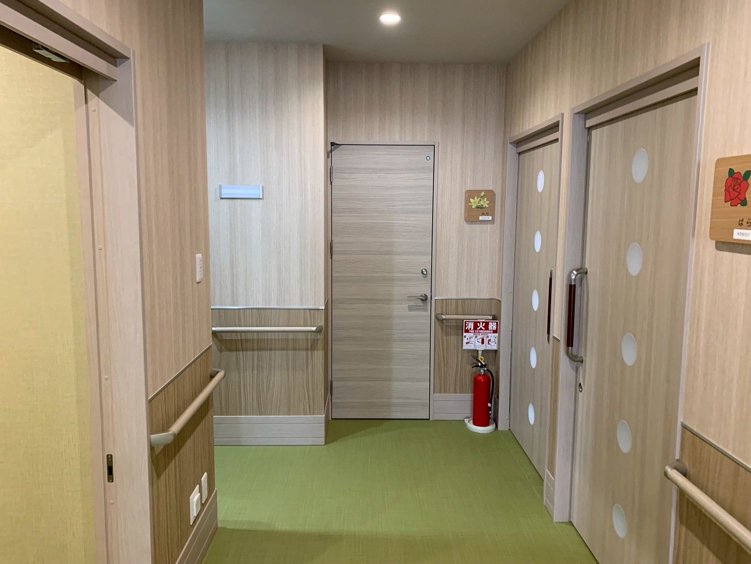 安全に配慮した廊下