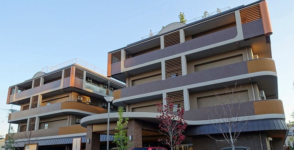 多階層の建物外観