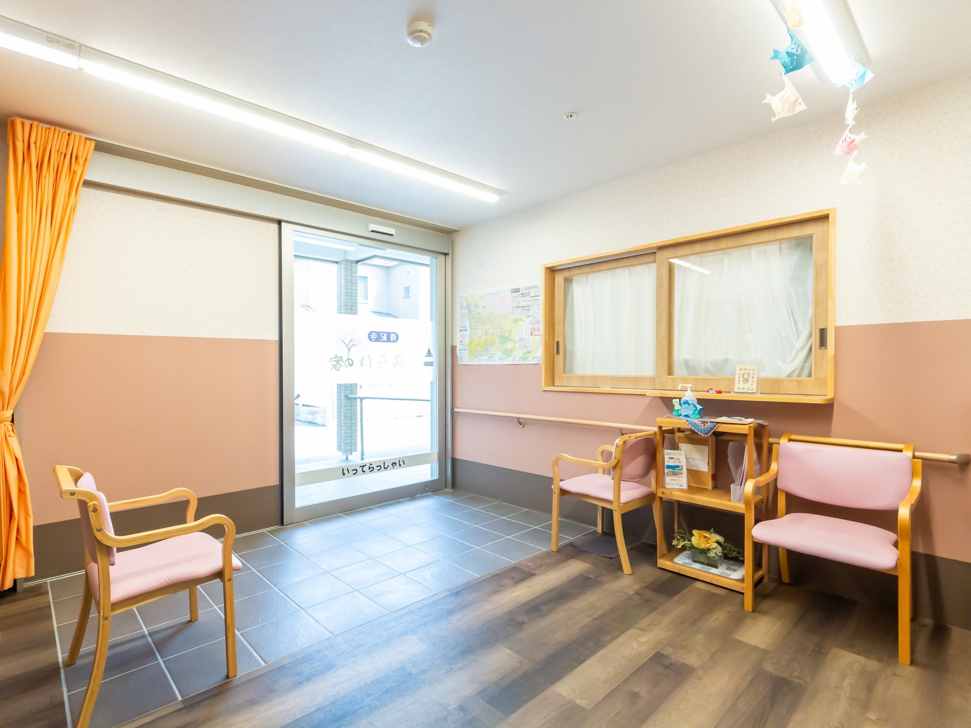 明るいエントランス